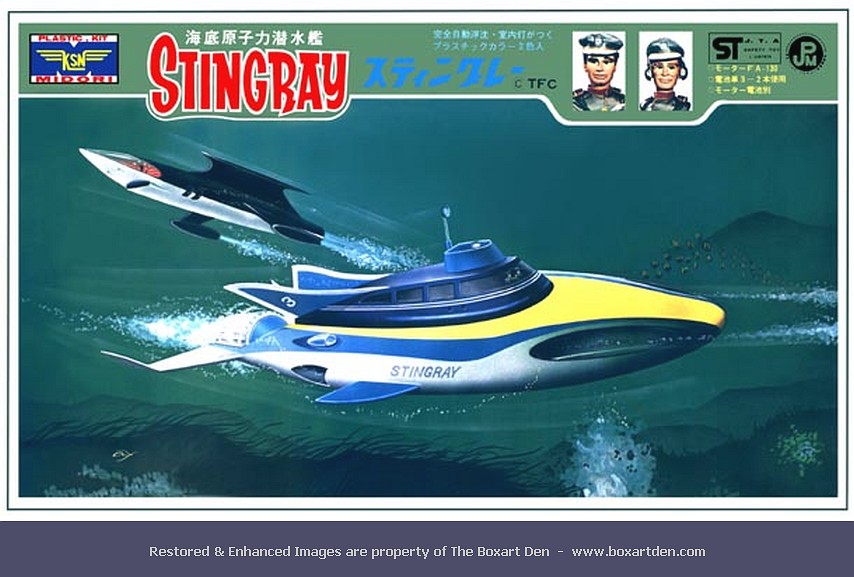 Figurine Stingray - Gerry Anderson Collection Par Konami (2003) Neuve